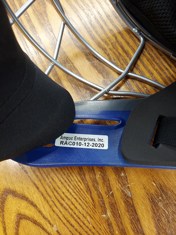 Helmet Date Code (example photo)