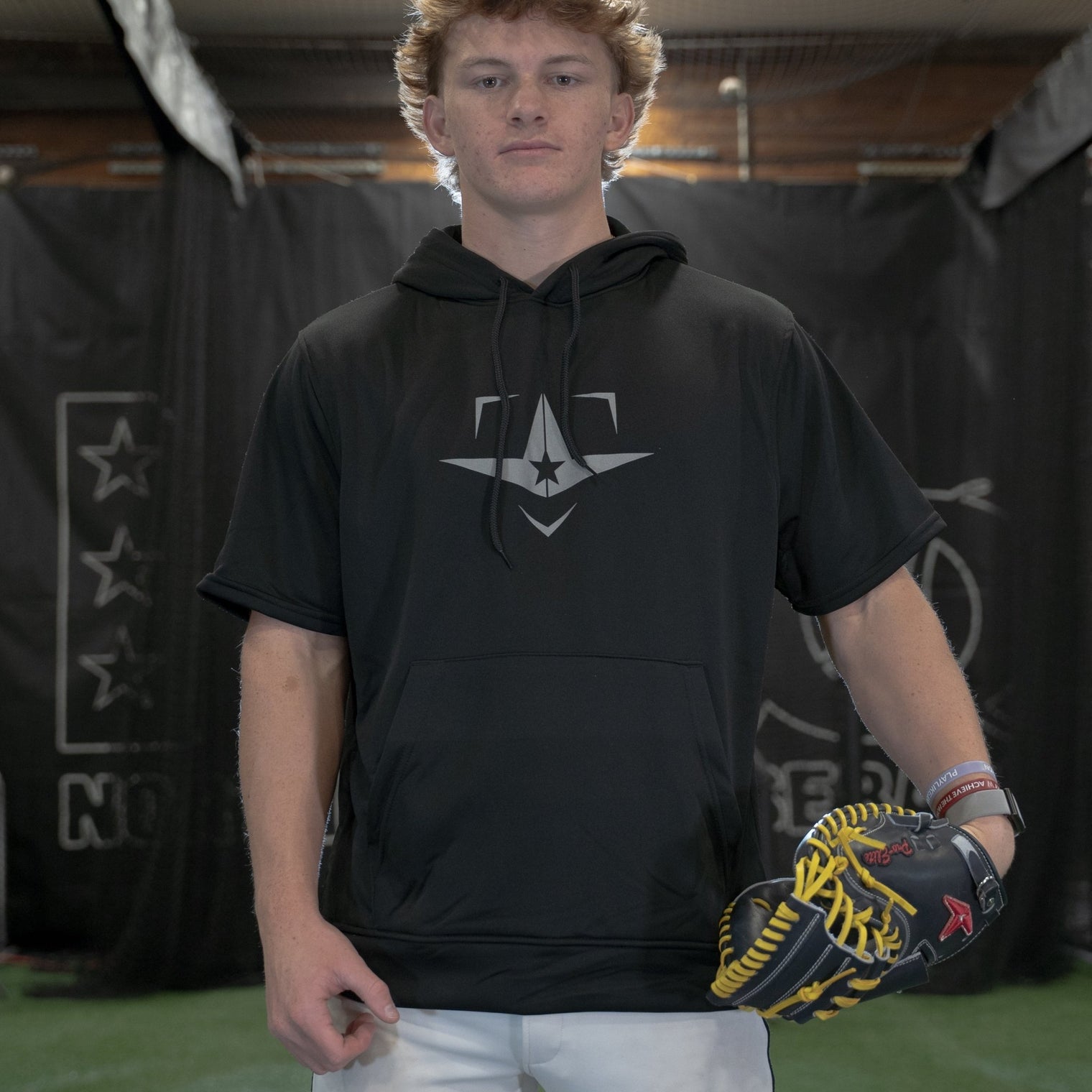 PERFORMANCE SHORT SLEEVE HOODIE - REFLECTIVE TOP STAR® - All-Star Sports