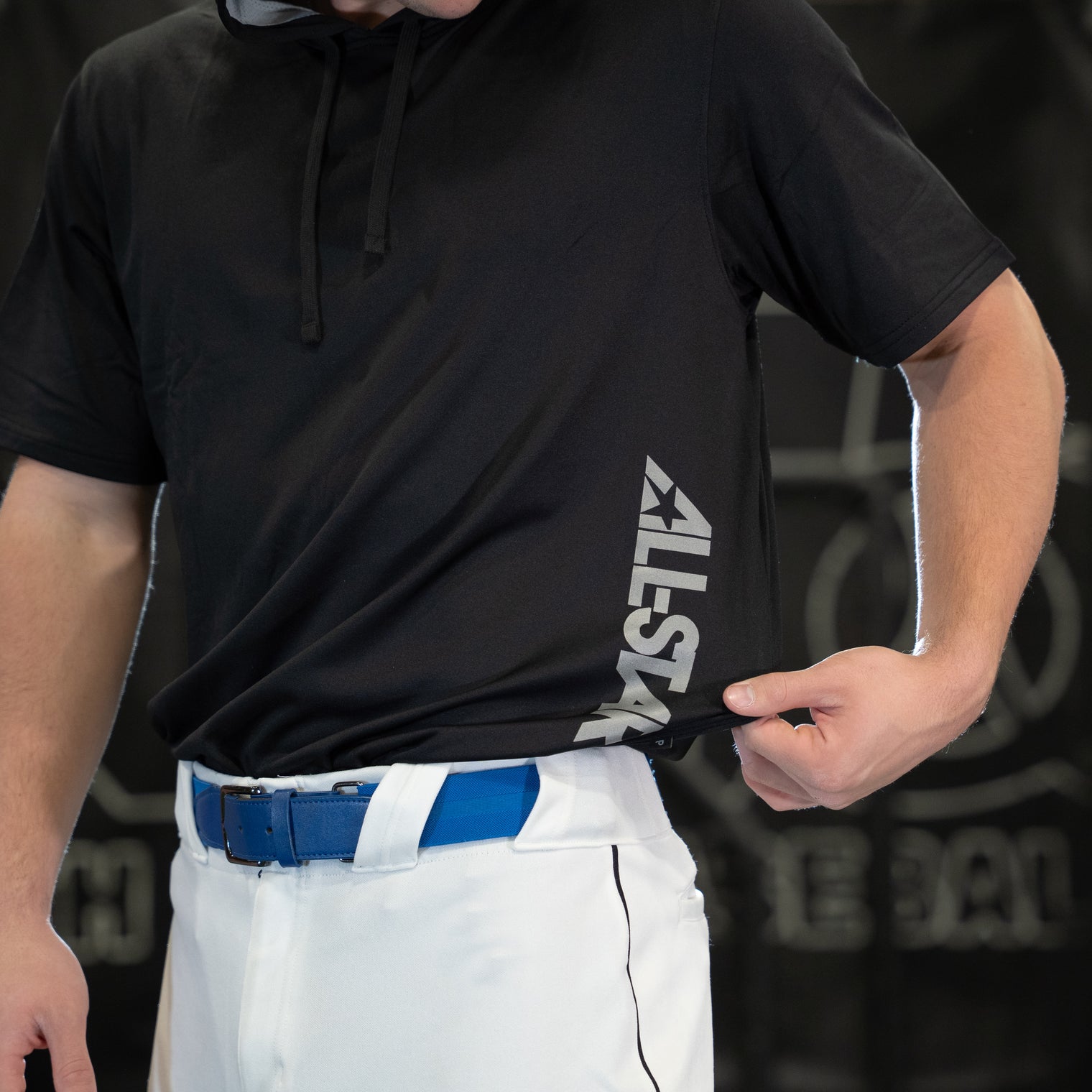 PERFORMANCE SHORT SLEEVE HOODIE - VERTICAL ALL-STAR®