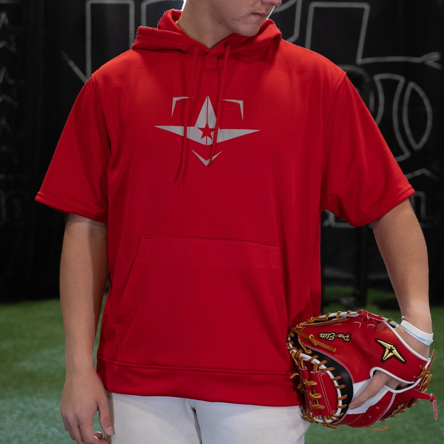 PERFORMANCE SHORT SLEEVE HOODIE - REFLECTIVE TOP STAR® - All-Star Sports