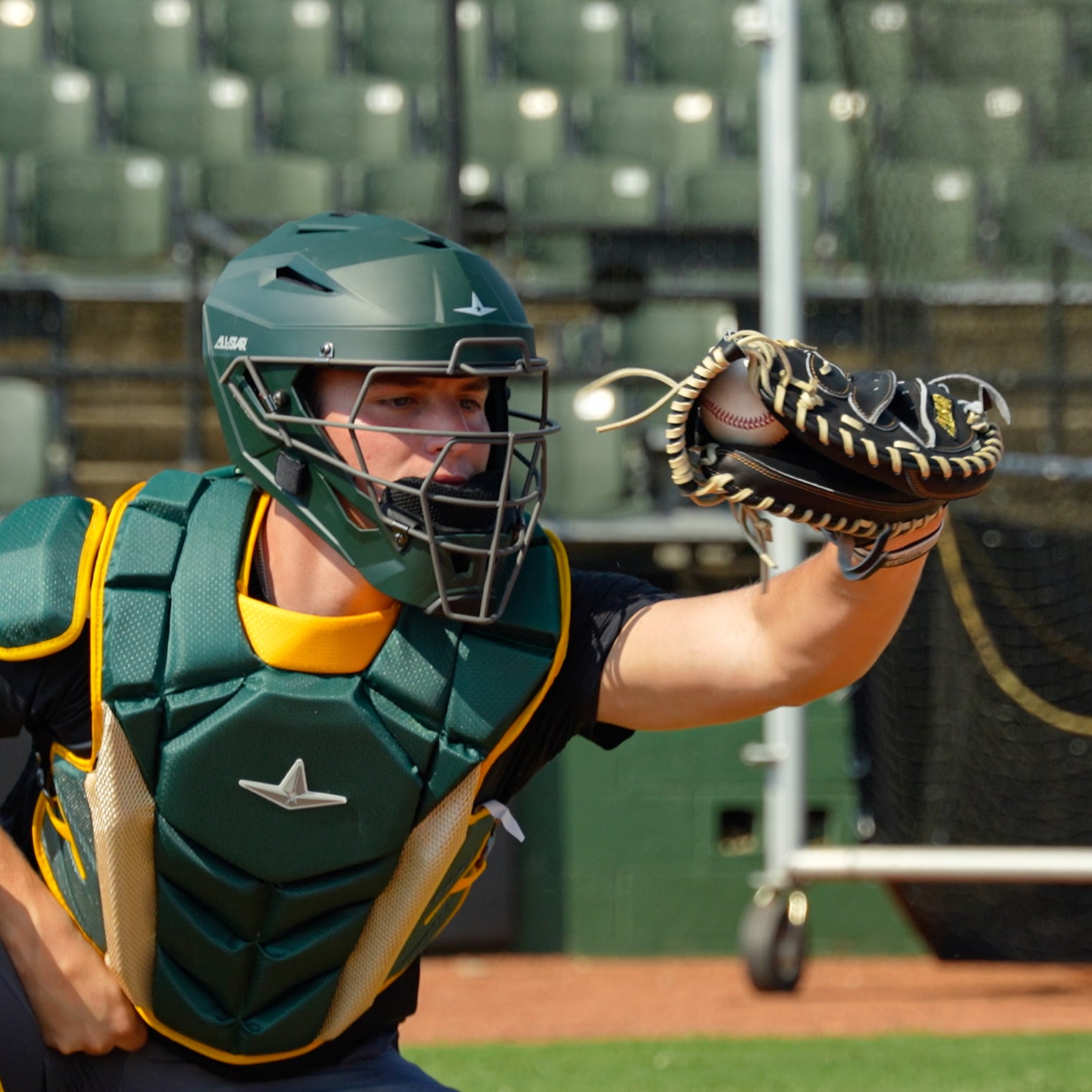 PRO-ELITE® JAPAN CATCHERS MITT - 34" CLOSED BACK