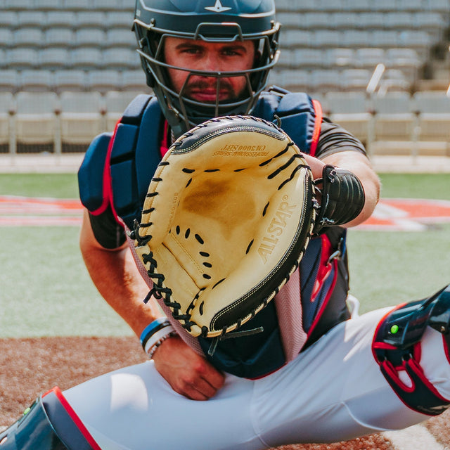 PRO-ELITE® BLACK & TAN - CATCHERS MITT - All-Star Sports