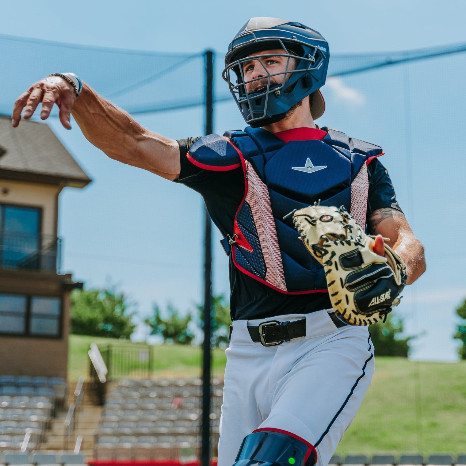 PRO-ELITE® BLACK & TAN - CATCHERS MITT - All-Star Sports