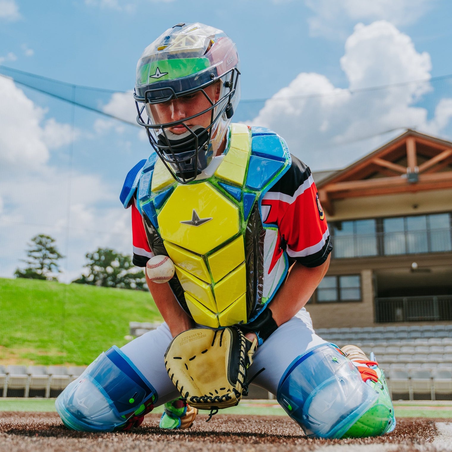MVP-PRO SERIES™ - YOUTH + INTERMEDIATE CHEST PROTECTOR - All-Star Sports