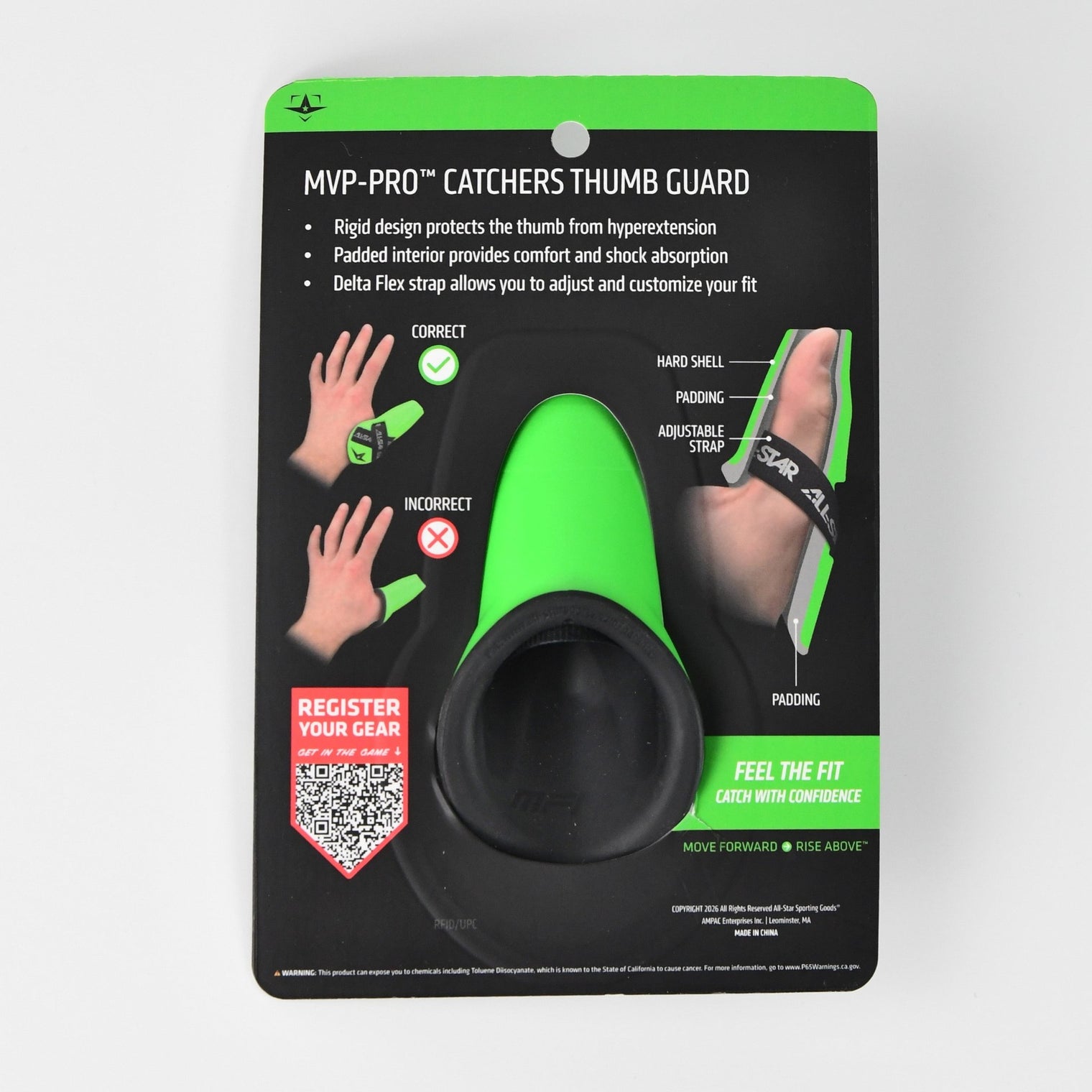 MVP-PRO™ CATCHER'S THUMB GUARD - All-Star Sports