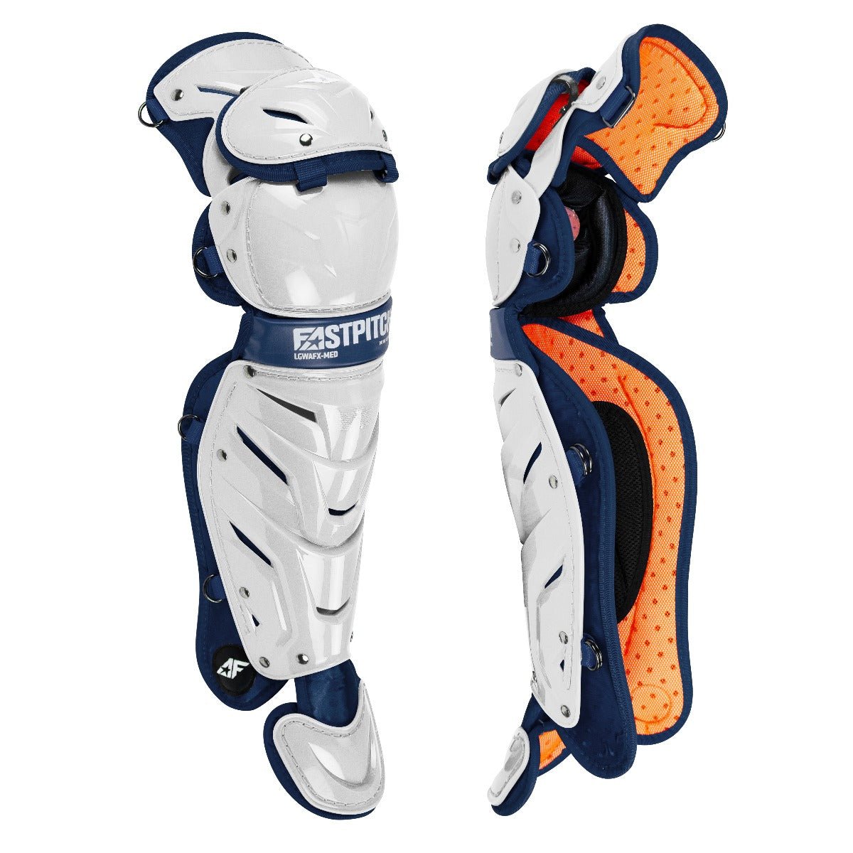 AFx™ - WHITE TWO-TONE LEG GUARDS - All-Star Sports