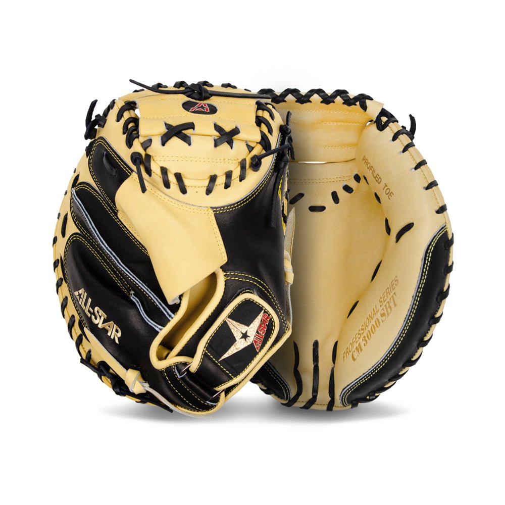 PRO-ELITE® BLACK & TAN - CATCHERS MITT - All-Star Sports