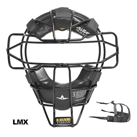 HOLLOW STEEL UMPIRE MASK + LMX PADS - All-Star Sports