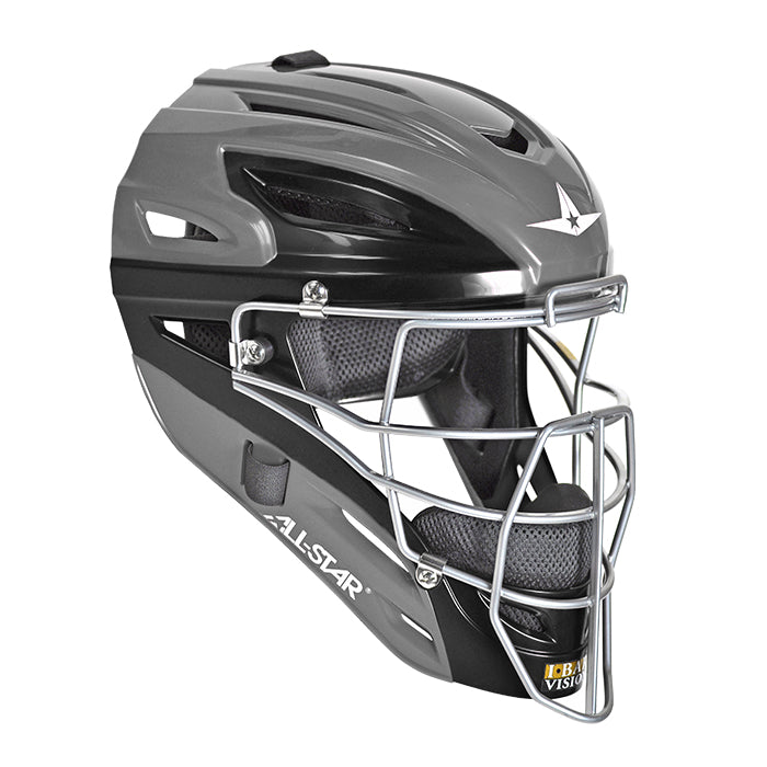 MVP SYSTEM7™ CATCHER'S HELMET - GRAPHITE TWO-TONE