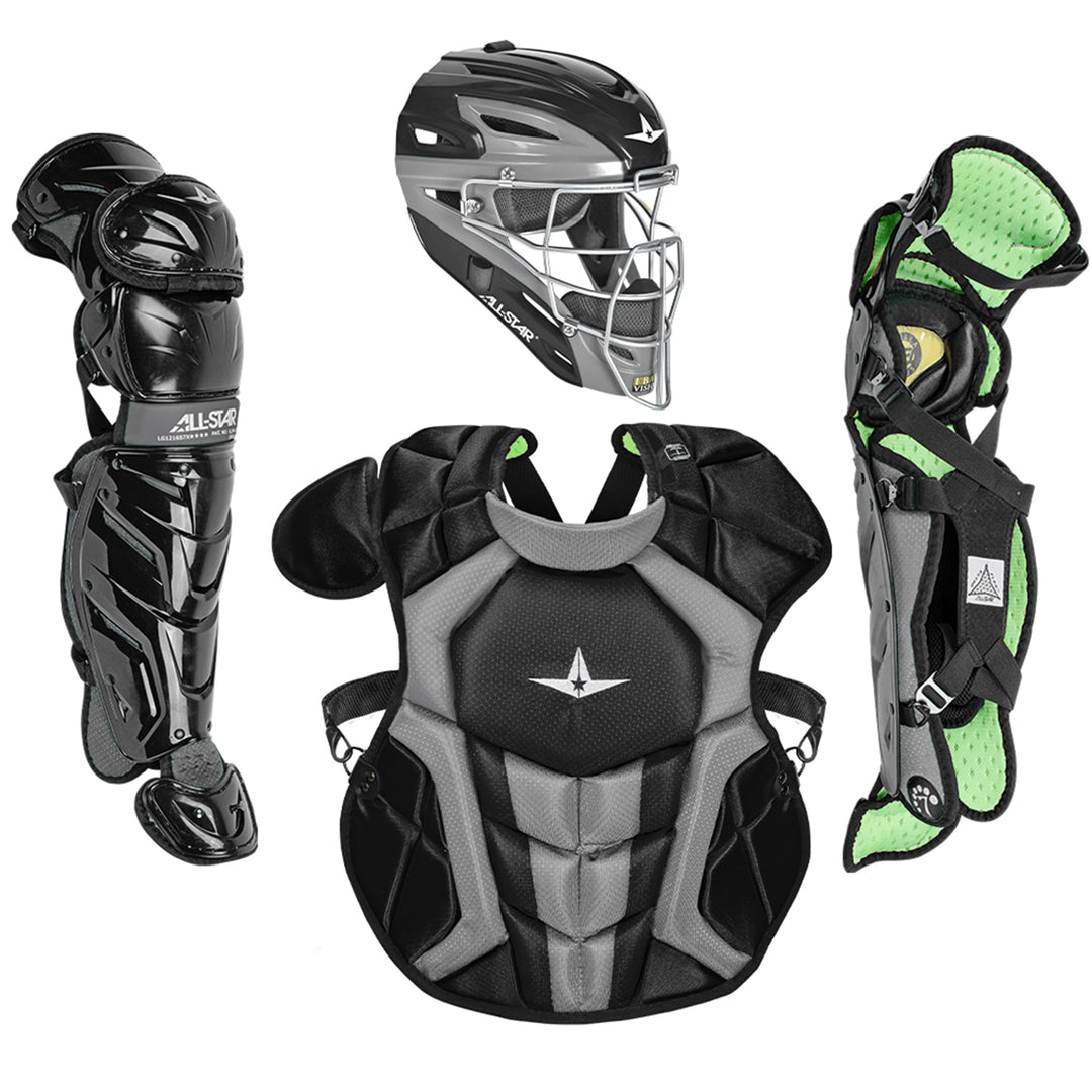 gear s7 All Star System7 Axis NOCSAE Certified Youth Pro Catcher's Kit - Ages 9-12