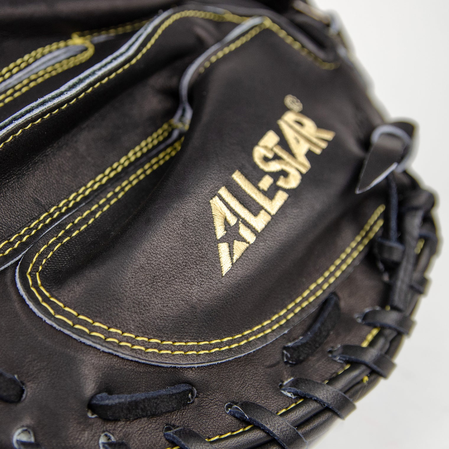SOLID BLACK PRO-ELITE® CATCHERS MITT