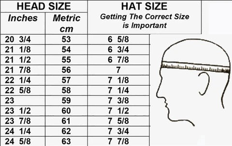 24 head best sale hat size