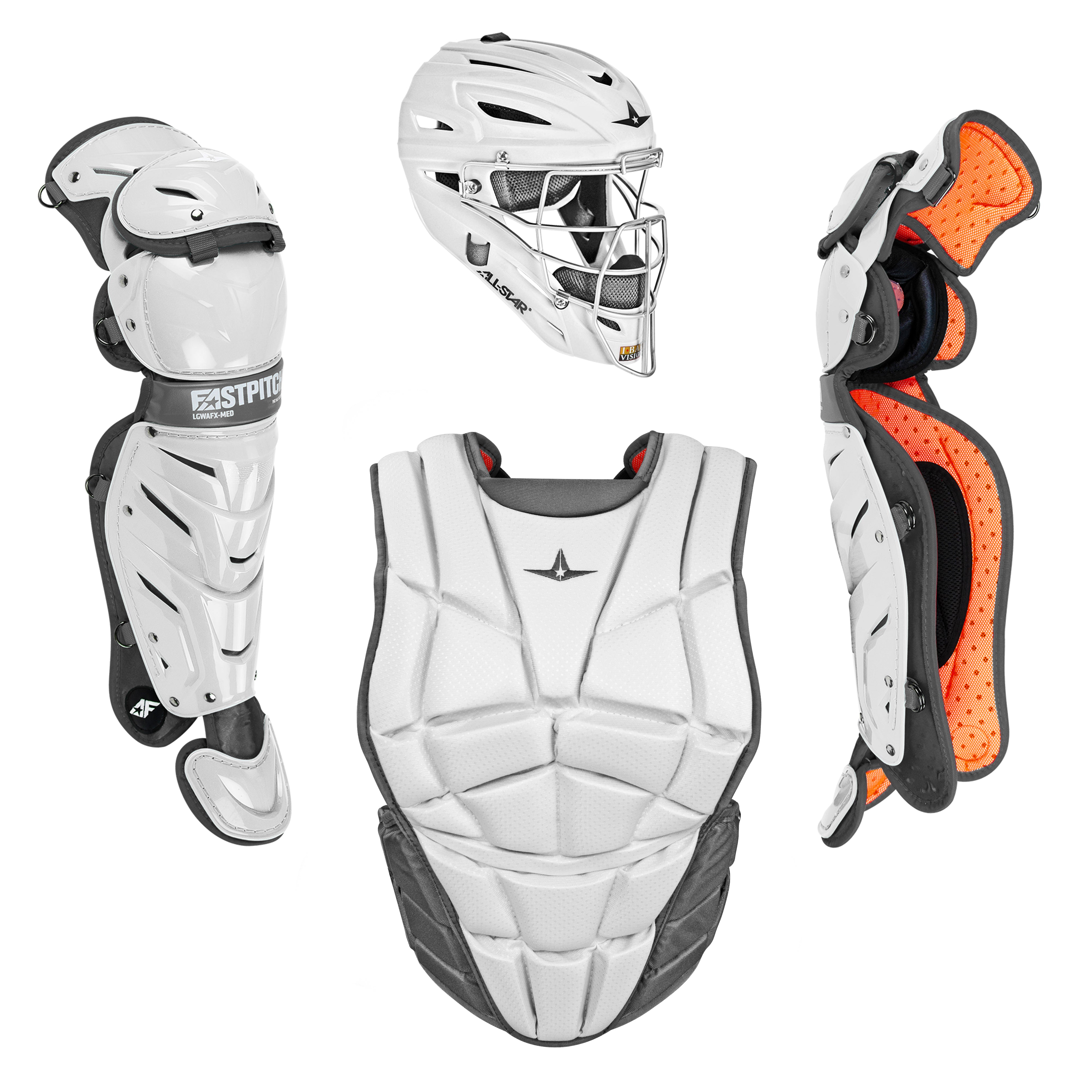 AFx FASTPITCH CATCHING KIT - WHITE BASE COLOR