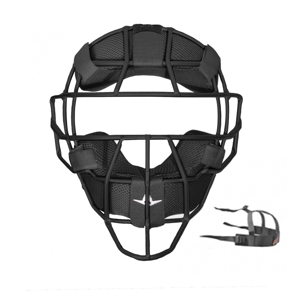 S7™ UMPIRE TRADITIONAL MASK, MATTE BLACK FINISH, LUC PADS