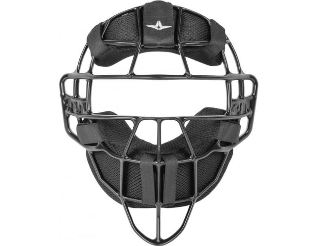 S7™ MAGNESIUM UMPIRE MASK, MATTE BLACK W/LUC PADS