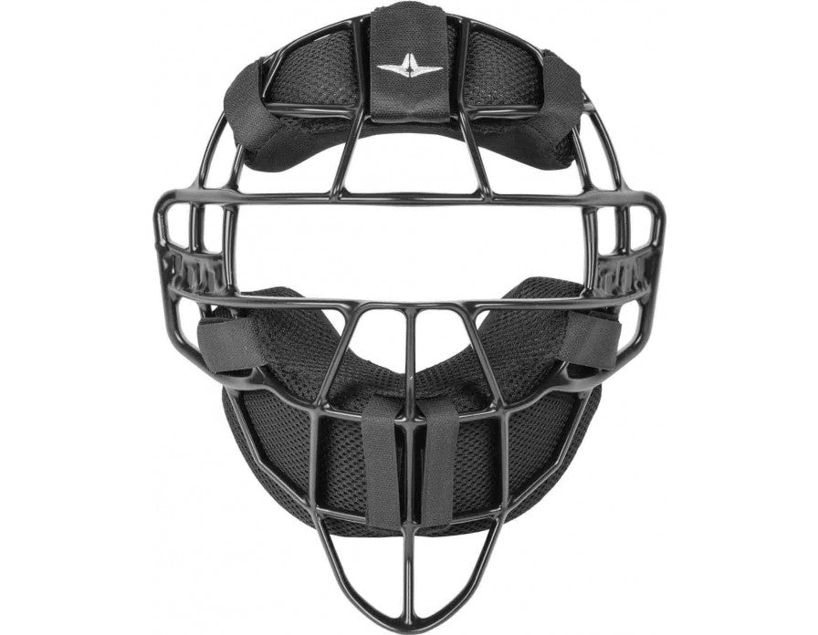 S7™ MAGNESIUM UMPIRE MASK, MATTE BLACK W/LUC PADS