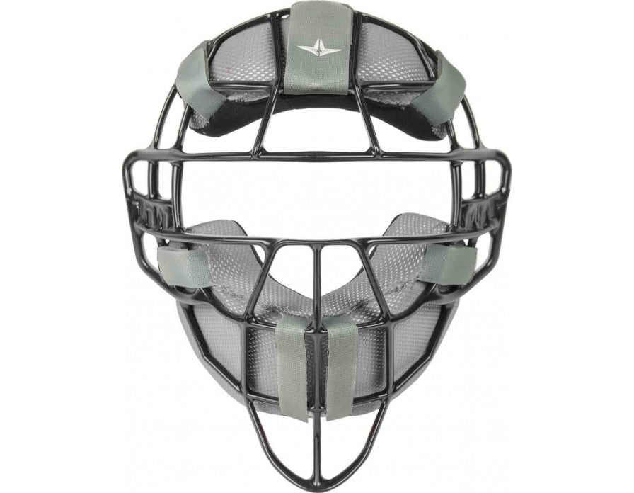 S7™ MAGNESIUM UMPIRE MASK, MATTE BLACK W/LUC PADS