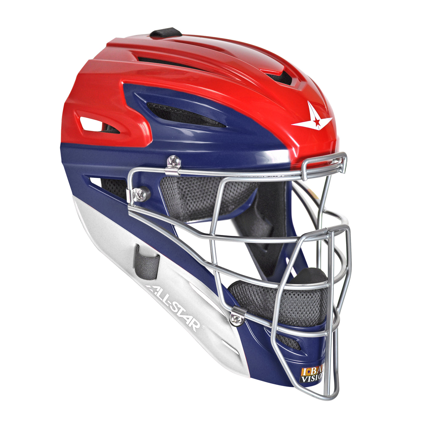 MVP SYSTEM7™ CATCHER'S HELMET SOLID GLOSS AllStar Sports